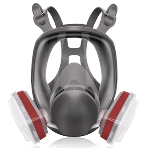 17in1 6800 Full Face Respirator Mask Reusable 6001CN Activated Carbon Air Filter - Picture 1 of 12