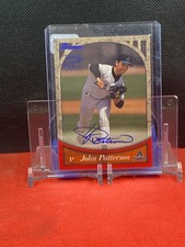 1999 Bowman Certified Blue Ink Autograph #BA55 John Patterson Diamondbacks MLB