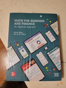 Loose Leaf Math for Business & Finance- Slater & Wittry (McGraw Hill) Binder 3E - Picture 1 of 7
