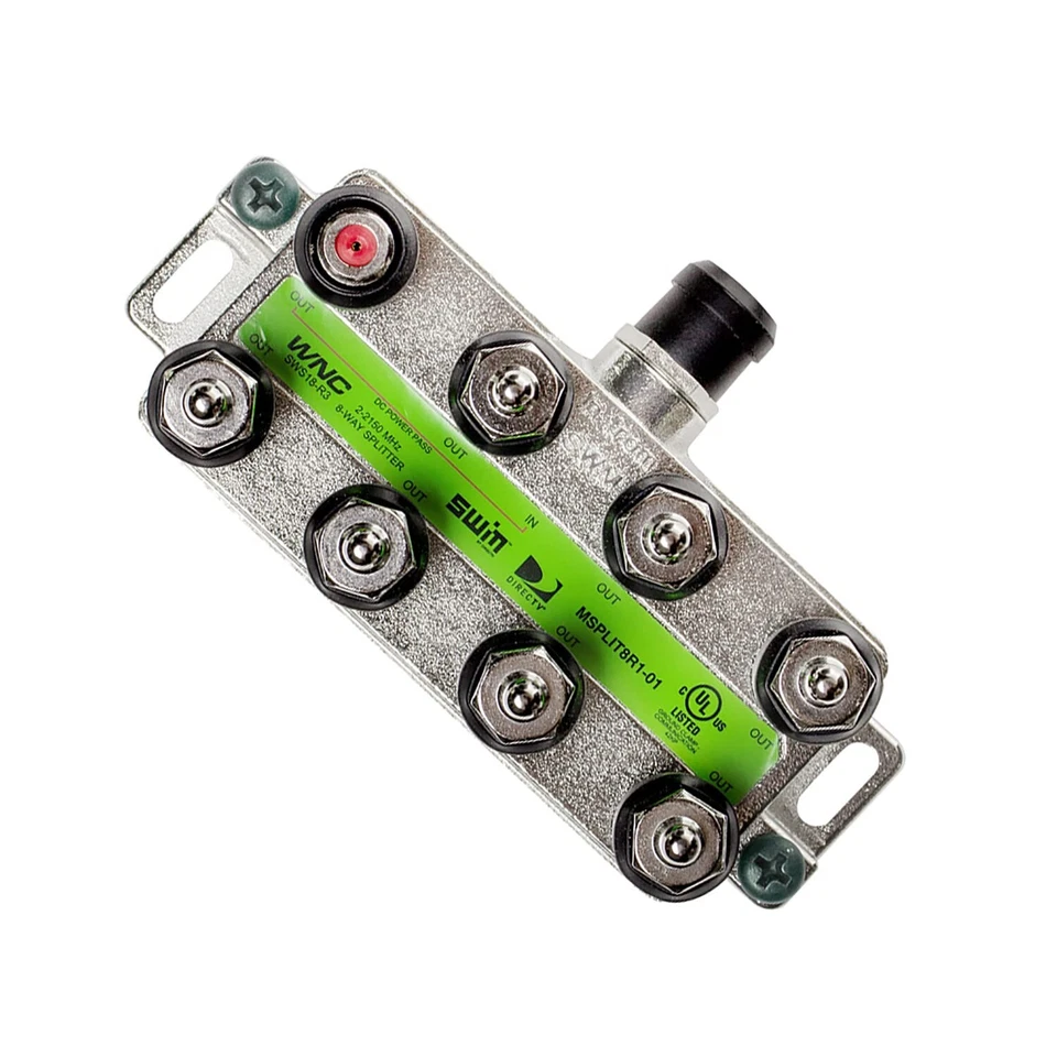 DIRECTV 8-WAY SWM SPLITTER GREEN LABEL - Image 1 of 1