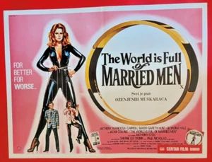 WELT IST VOLLER VERHEIRATETER MÄNNER 1979 JACKIE COLLINS/PAUL NICHOLAS EXYU FILMPLAKAT - Bild 1 von 1