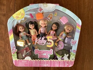 Barbie Kelly Club 5 Playground Bunch Cinco Muñecas Juego Niñas Mattel 2005 J3693 - Imagen 1 de 3