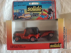 YFE 02 ähnl. 1978 c 1990 jeep willy´s f. e. pompiers solido france 1:43 neuw. - Bild 1 von 4