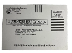 Customer Warranty Card North American Arms Co. Blank - Picture 1 of 2