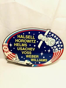 NASA JSC Space Shuttle Foamboard-backed Signage STS-101 - Picture 1 of 5