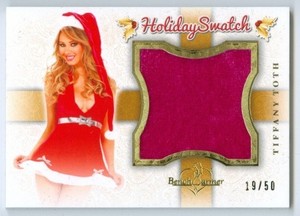 TIFFANY TOTH "HOLIDAY SWATCH CARD #19/50" BENCHWARMER HOLIDAY 2012