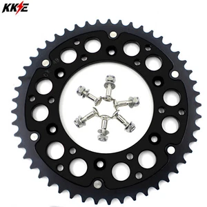 KKE 51T Black Hybrid Rear Sprocket for HONDA CR125R CRF250R/450R CRF250X CRF450X - Picture 1 of 8
