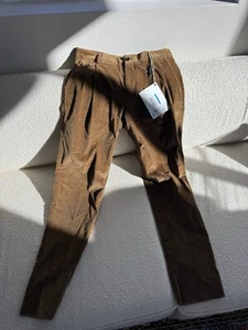 Dolce & Gabbana Walnut Brown Corduroy Pants US 28 IT 44 - Picture 1 of 16