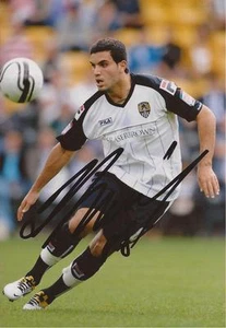 NOTTS COUNTY: HAMZA BENCHERIF SIGNED 6x4 ACTION PHOTO+COA - Picture 1 of 1