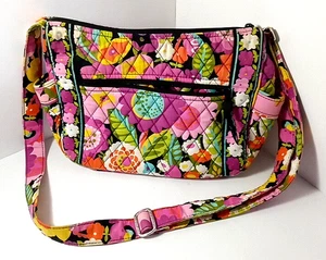 Vera Bradley Crossbody/Shoulder Bag Va Va Bloom Adjst. Strap Zip Top - Picture 1 of 8