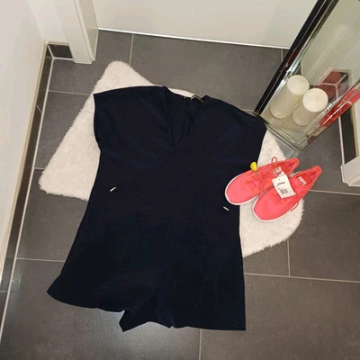 Neu Zara Jumpsuit L 42 44 Dunkelblau Onesuit overall Elegant Festlich TopZustand - Bild 1 von 4