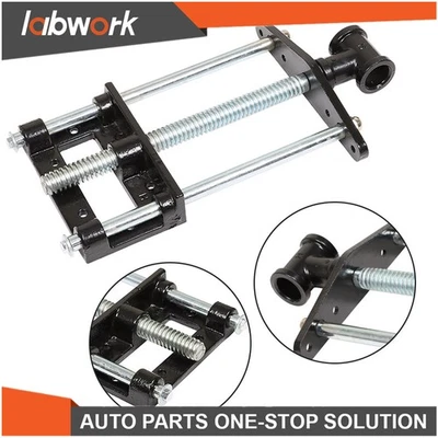 Labwork Woodworking Vise Bench Front Vise Cast Iron 300mm Chrome Plated Screw 9" - Image 1 of 4