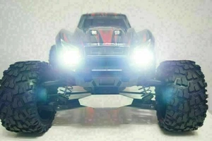 For RC X-MAXX LED Headlamps & Taillight + Head Light Bracket Holder Part #YS - Picture 1 of 12