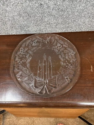 Праздничная тарелка Рождество 12,5 ~ кристально прозрачный ~ Рождество - Изображение 1 из 3