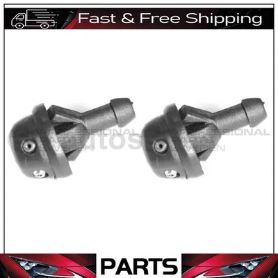 2 Front Windshield Washer Nozzle Fits Volvo 240 2.3L Volvo 242 2.1L 2.3L - Image 1 of 2