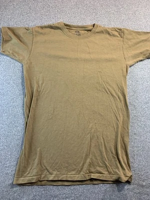 Camiseta deportiva Duke para hombre talla pequeña Beige 100% algodón Cuerpo de marines USMC Hecho en EE. UU. Foto 1 de 4