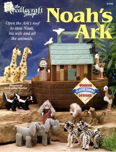 The Needlecraft Shop Noah's Ark Plastic Canvas Play Set Pattern Leaflet 913706 - Picture 1 of 3