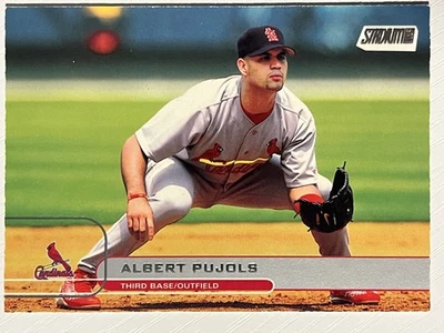 *Leer Desc* Albert Pujols 2001 Topps Stadium Club RC #5 St. Louis Cardinals Foto 1 de 2