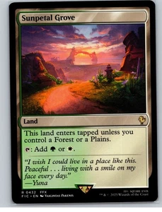 MTG - Sunpetal Grove Commander: Final Fantasy Regular - Picture 1 of 2
