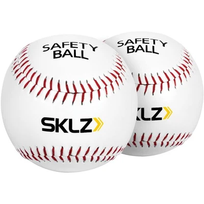 Paquete de 2 pelotas de béisbol de entrenamiento de seguridad SKLZ - blancas Foto 1 de 3