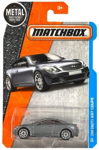 Brand new gray 2016 Matchbox #32/120 MBX Adventure City Infiniti G37 Coupe - Picture 1 of 3