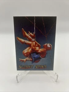 1996 Skybox Marvel Spider-Man Premium 96 Canvas Scarlet Spider #4 Insert Card - Bild 1 von 4
