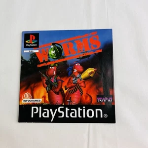 Worms Manual For Sony PlayStation 1 PS1 Game Manual Only - Picture 1 of 5