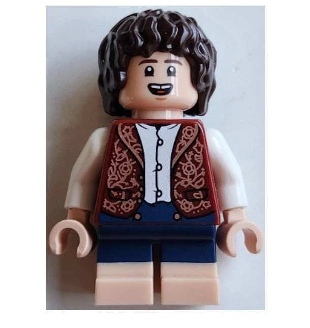 LEGO® lor143 - Frodo Baggins Minifigure Dark Red Vest LOTR Lord of the Rings NEW - Image 1 of 1