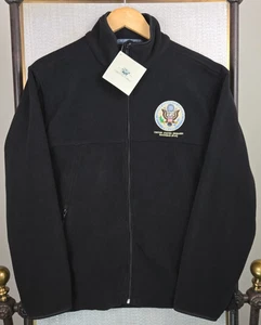 CHESTNUT HILL x US EMBASSY BAGHDAD IRAQ Small Mens Full Zip Fleece Jacket Rare - Picture 1 of 14
