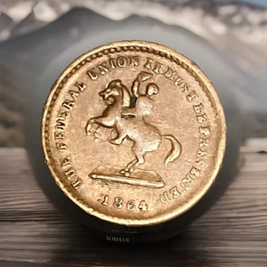 1864 Bürgerkriegsmarke . Schöne authentische Bürgerkriegs Medaille 🔥🔥 - Bild 1 von 4