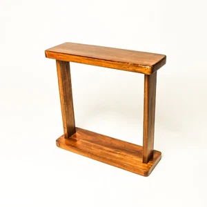 Handcrafted Solid Wood Side Table - Picture 1 of 6