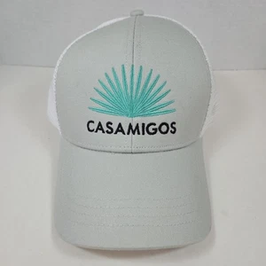 Casamigos Tequila Truckermütze Kappe bestickt weiß/beige verstellbar Druckknopflasche  - Bild 1 von 10