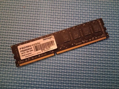 8GB PATRIOT PS000942 PC3-10600 1333mhz memory ram desktop - Image 1 of 3