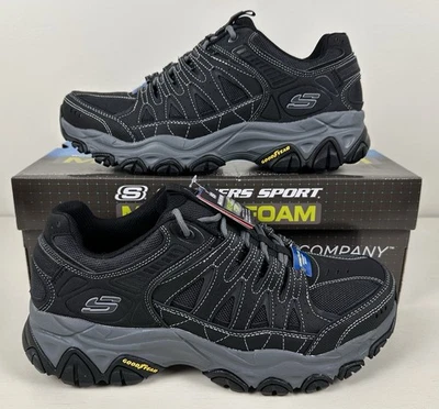 SKECHERS After Burn M Fit 2.0 Hiking Shoes Men’s 12 Black Extra Wide 237608WW - Image 1 of 4