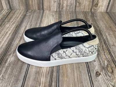 Cole Haan Womens Grandpro Casual Shoes Black Leather Snake Print W15434 10.5 B - Image 1 of 4