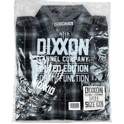 Camisa DIXXON Franela x GOJIRA Para Hombre XL Colaboración Metal Banda Cuadros Botón Foto 1 de 4