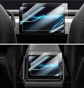 2 Pack Screen Protector for Tesla Cybertruck 2024 18.5” & 9.4” Glossy & Tray Kit - Picture 1 of 6