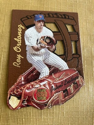 1997 Topps Stadium Club couro envernizado Rey Ordonez #PL11 - Imagem 1 de 2