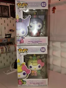 PAQUETE Funko Pop! Sanrio - Hello Kitty #58 + Kuromi #62 - Imagen 1 de 9