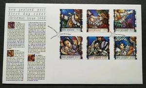 1996 New Zealand Christmas Celebration 6v Stamps FDC - Picture 1 of 3