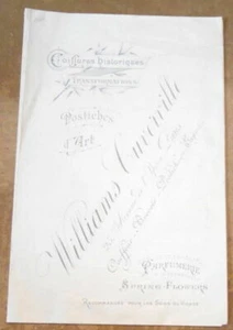 Williams Cuverville Catalog Patented Hairdresser Expert Poster | Good Condition - Picture 1 of 2