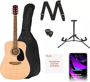 Fender FA-25 Dreadnought Kit di chitarra acustica, Kit di chitarra per principi - Foto 1 di 12