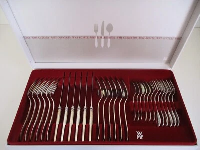 WMF BESTECK PREMIERE 90 G VERSILBERT 30-TEILIG EINGESETZTE MESSERKLINGEN - Bild 1 von 3