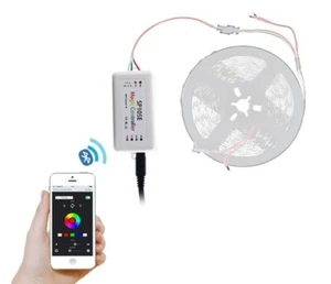 SP105E Bluetooth 4.0 LED Controller 1200 LEDs 5-24V WS2812B, APA102, WS2811 BT - Picture 1 of 6