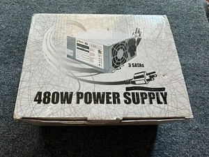 Logisys Corp. 480W 240-Pin ATX 20+4 Power Supply PS480D NEW In Box - Photo 1/6