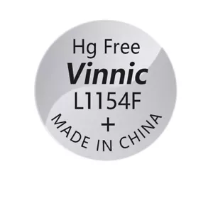 4pcs Button Battery Vinnic L1154F Toy watch caliper cochlear eye cream - Picture 1 of 4