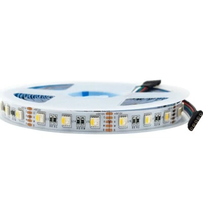 4 in 1 RGBW RGBWW LED Strip Lighting 5050 LED Strip 12mm 12V 24V LED Tape Light - Image 1 of 4