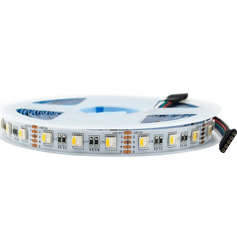 4 in 1 RGBW RGBWW LED Strip Lighting 5050 LED Strip 12mm 12V 24V LED Tape Light - Image 1 of 4