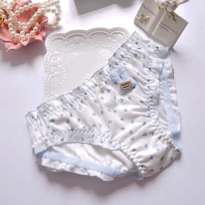 Девы нижнее белье хлопок нежный сердце любовь треугольник трусики Knickers - Изображение 1 из 4