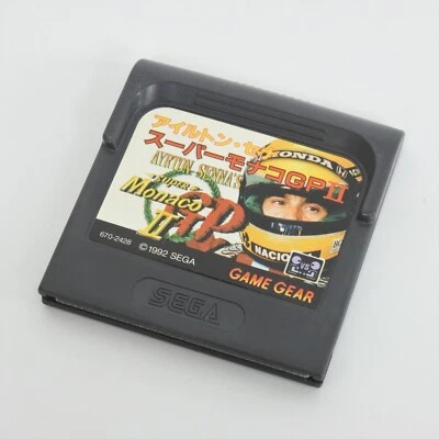 Game Gear AYRTON SENNAS Super Monaco GP II 2 Cartridge Only Sega gg - Image 1 of 2